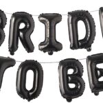 Black-Bride To Be-Foil Balloons