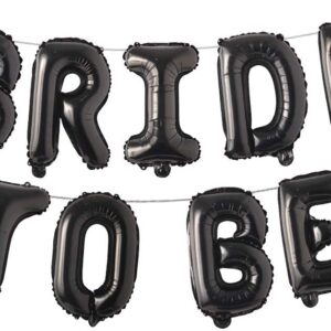 Black-Bride To Be-Foil Balloons