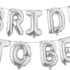 Silver-Bride To Be-Foil Balloons