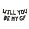 Black-Will You Be My Gf-Foil Balloons