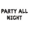 Black-Party All Night-Foil Balloons