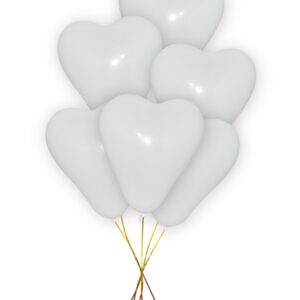 White-Heart-Shape-Balloons