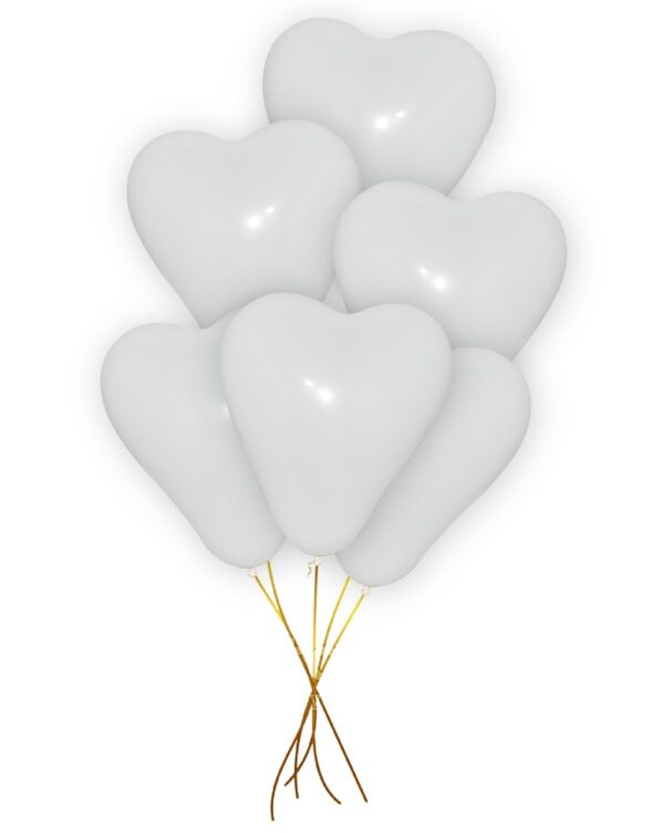 White-Heart-Shape-Balloons