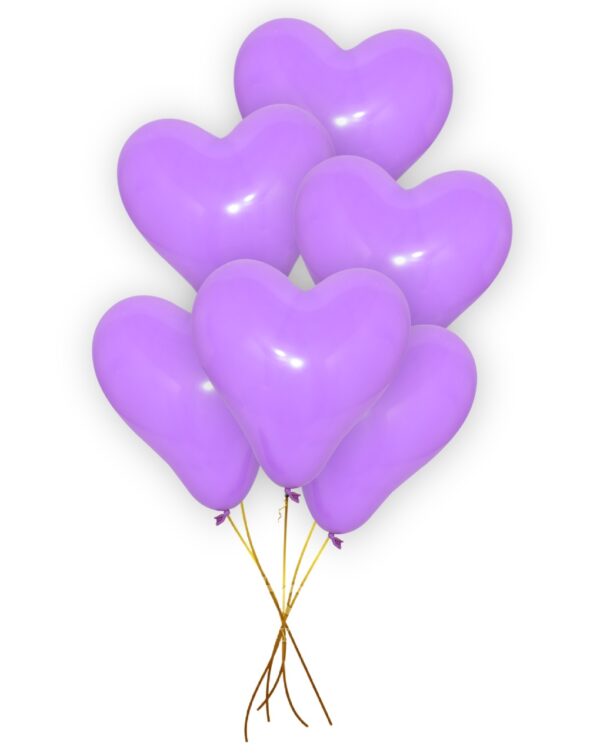 Purple-Heart-Shape-Balloons