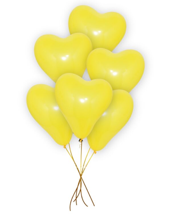 yellow-Heart-Shape-Balloons